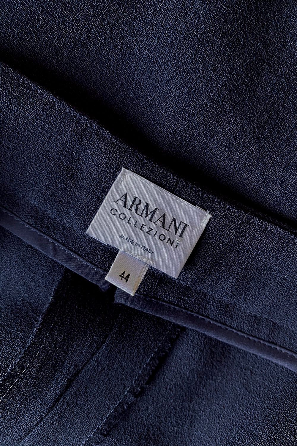Black Elasticated-waist pinstripe-twill trousers | Giorgio Armani | MATCHES  UK