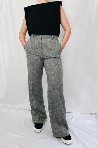Celine by Phoebe Philo Wide Leg Wool Pants in Black 36 FR Collectors | eBay